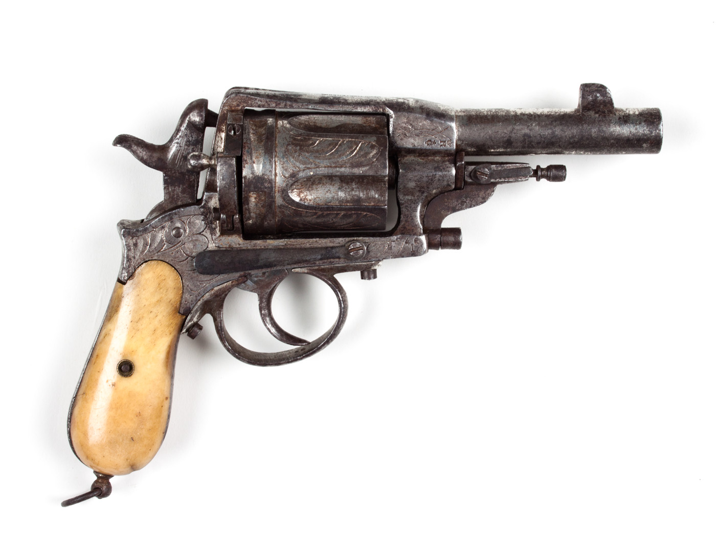 Appraisal: Belgian Montenegro Model double-action revolver X mm caliber produced without