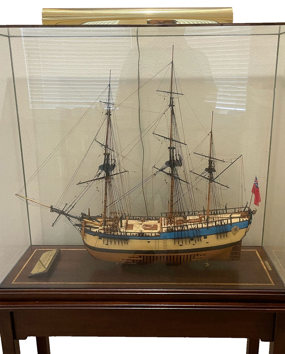 Appraisal: H M S ENDEAVOUR SHIP MODEL by HENRY MEYER Exploration