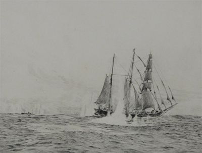 Appraisal: William Lionel Wyllie - A clipper under fire from a