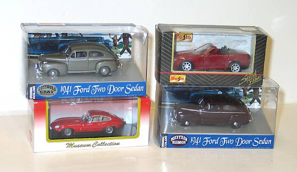 Appraisal: Assorted rd Scale Toy Cars Lot of toy cars by