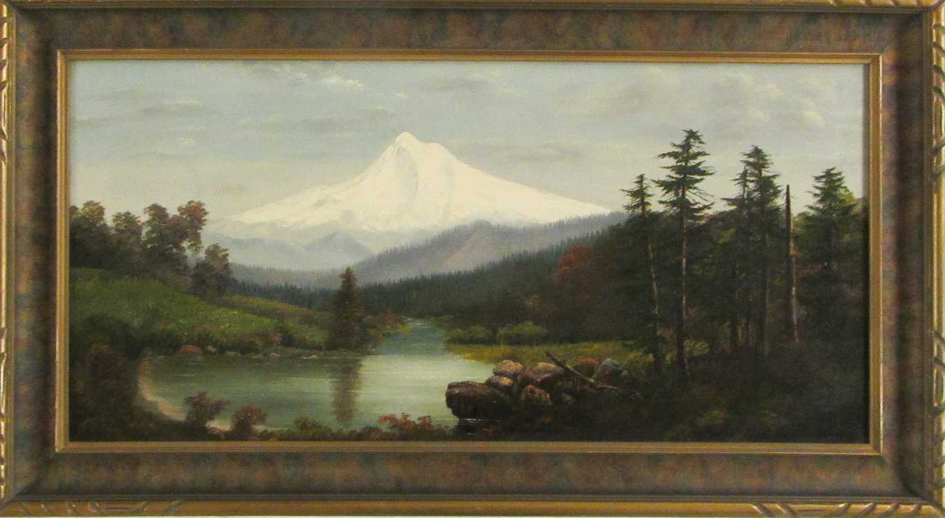 Appraisal: ATTRIBUTED TO ELIZABETH PARROTT POND OIL ON CANVAS Washington b