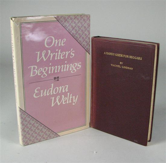 Appraisal: Two Autographed Literary Works One Writer's Beginnings signed by Eudora