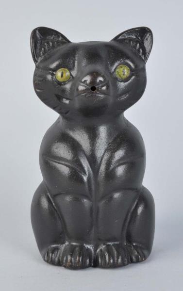 Appraisal: Cast Iron Sitting Fat Cat Doorstop Made by CJO Judd