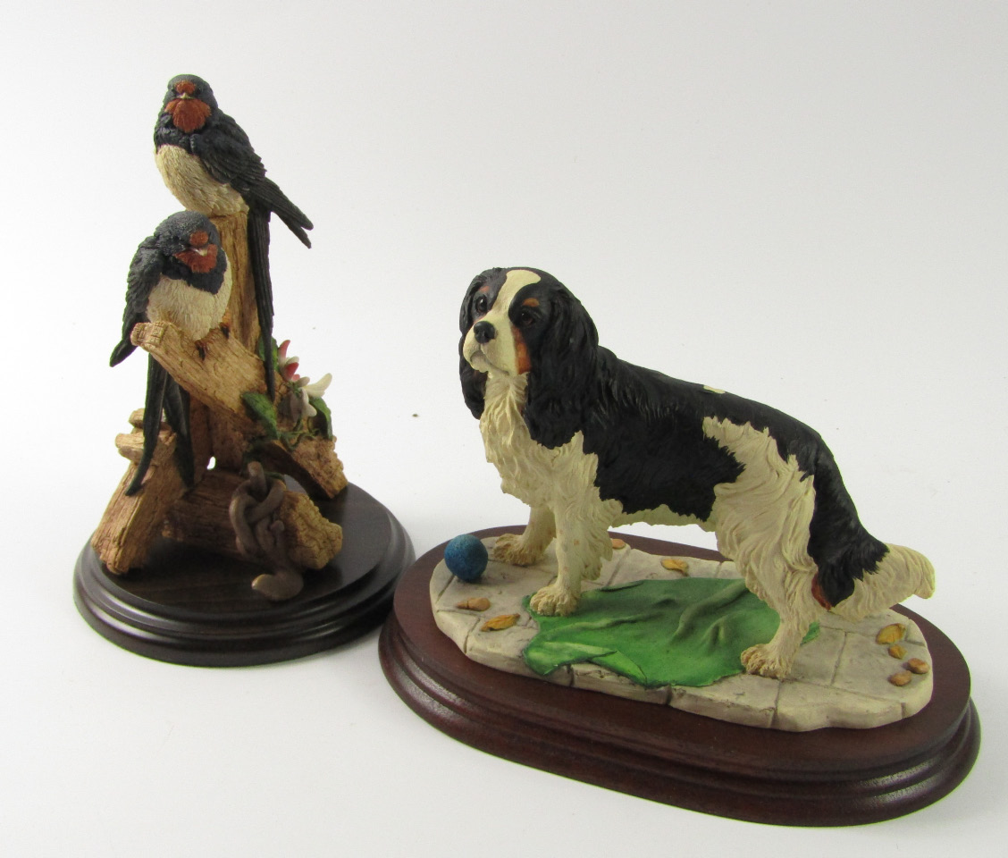 Appraisal: A Border Fine Arts sculpture modelled as Working Spaniel and