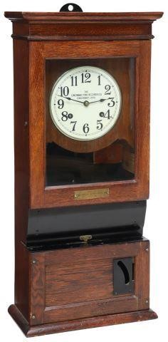 Appraisal: American time clock The Cincinnati Time Recorder Company retailed by