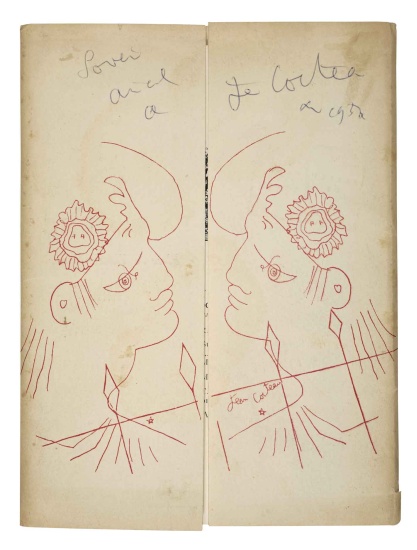 Appraisal: COCTEAU JEAN L'Exposition du Palais-Royal Illustrations and advertisements Essays by