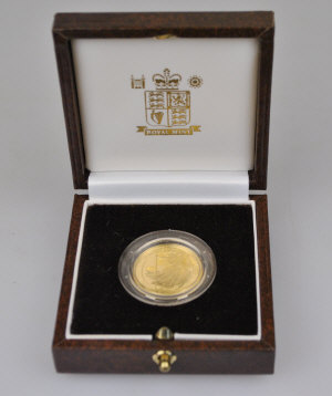 Appraisal: A boxed Royal Mint Britannia gold proof coin