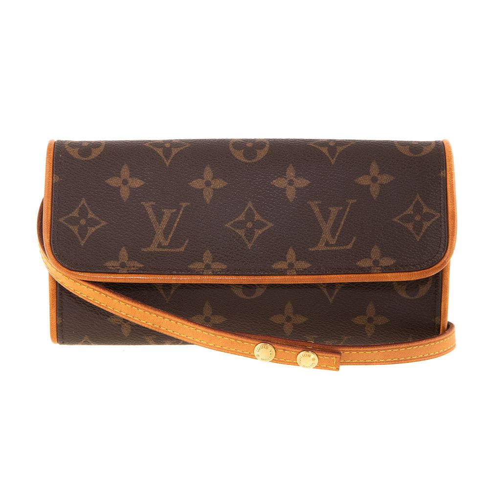 Appraisal: A Louis Vuitton Twin PM A brown and tan Monogram