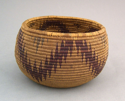 Appraisal: California Maidu coiled basketry bowl ca h dia