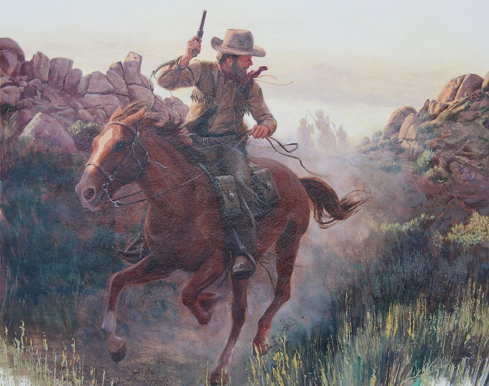 Appraisal: Morton Kunstler B Pony Express Morton Kunstler American B Pony