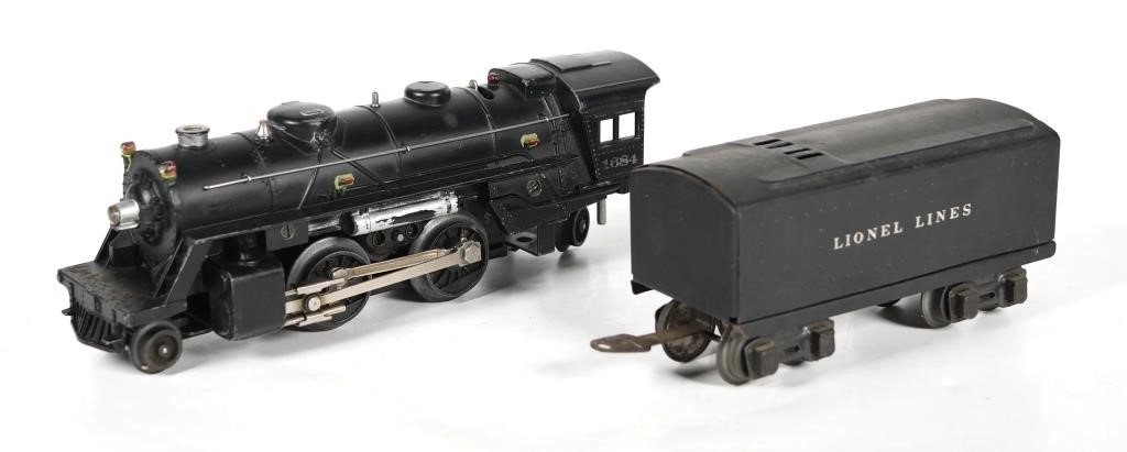 Appraisal: LIONEL PREWAR GAUGE LOCOMOTIVE W TENDER - - Locomotive Steam