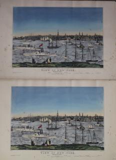 Appraisal: View of New York From Brooklyn Heights Prints View of