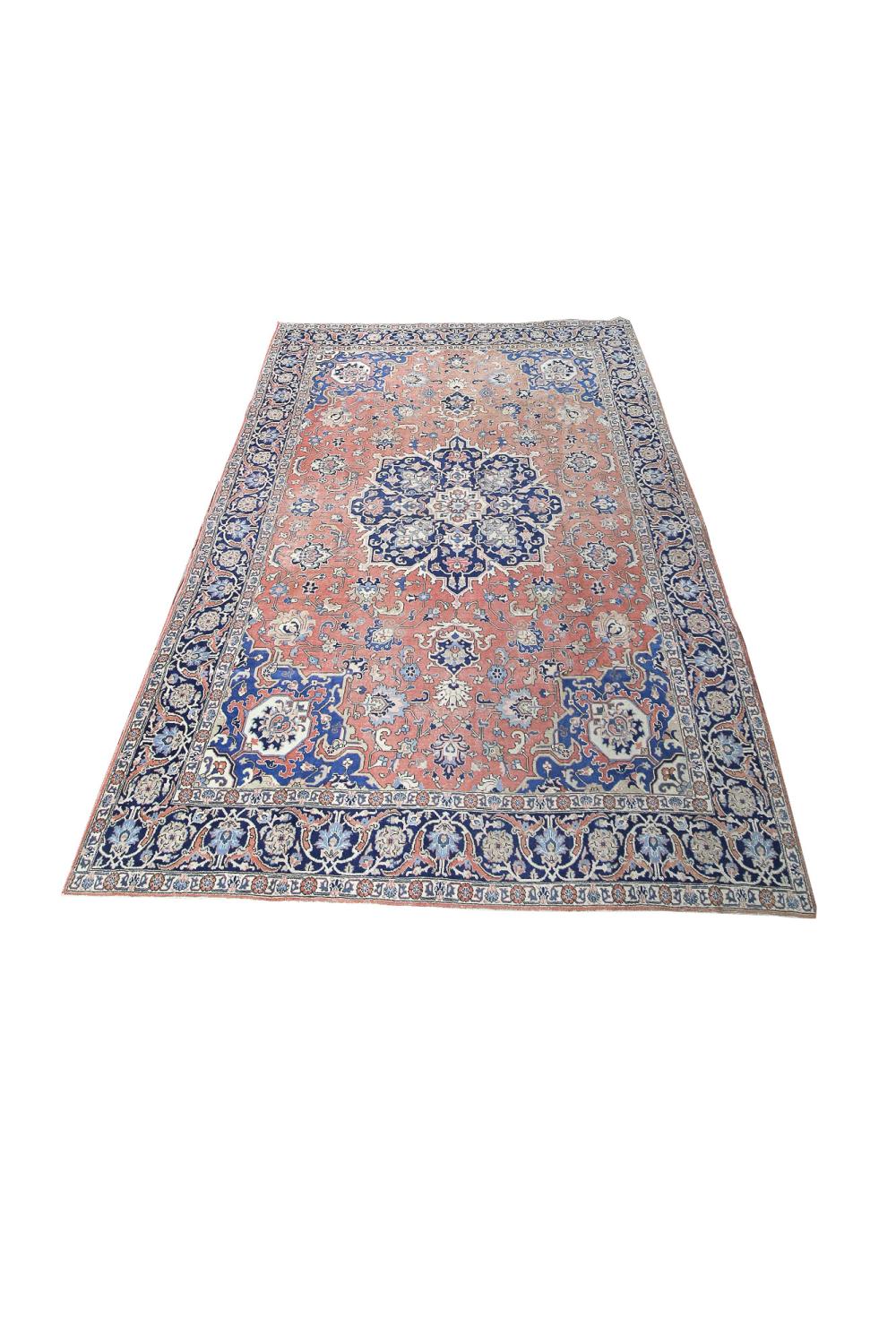 Appraisal: PERSIAN CARPETCondition separation to fringe common wear throughout ' x