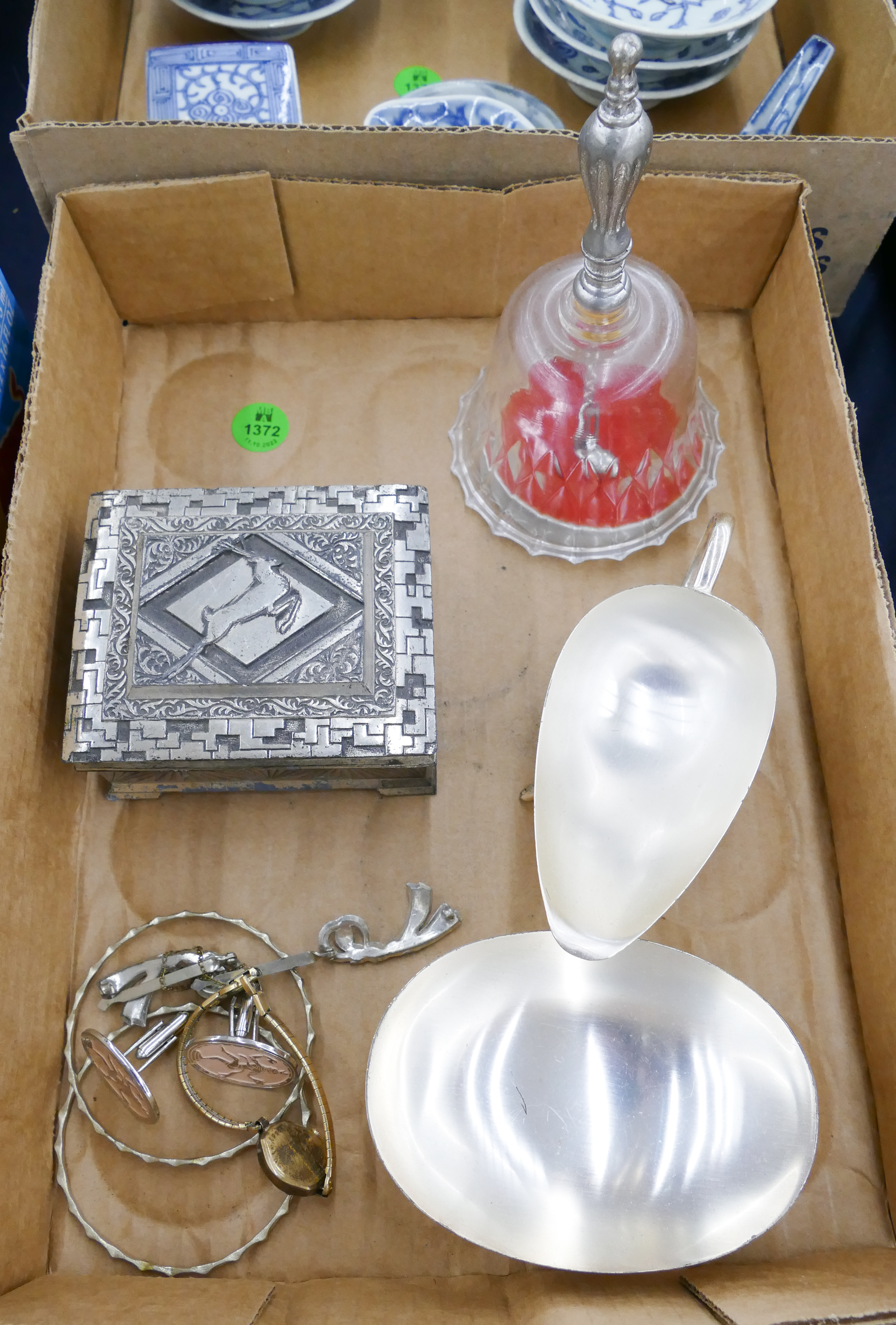 Appraisal: Box Silverplate Items Etc