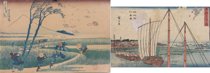 Appraisal: A work on paper by Hiroshige Japanese And a work