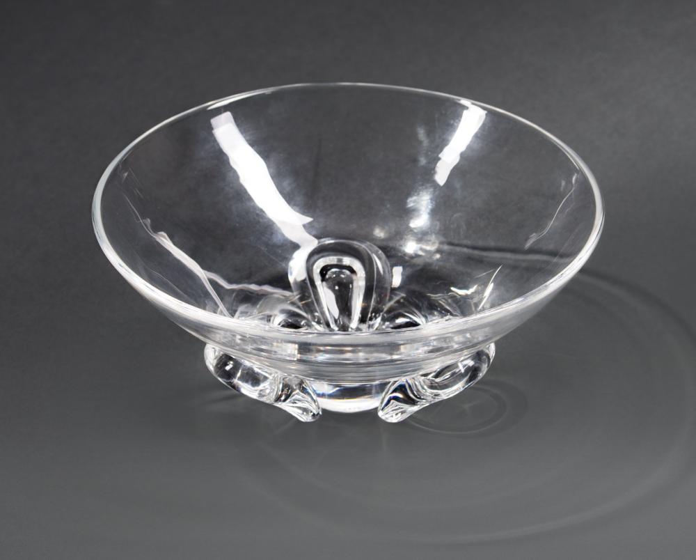 Appraisal: Steuben Glass Coronet Bowl designed by Donald Pollard h in