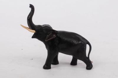 Appraisal: A Japanese bronze figure of an elephant Meiji period with