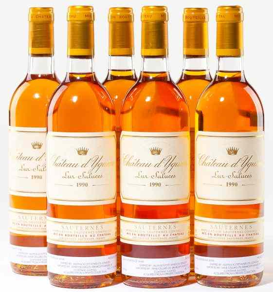 Appraisal: Chateau d'YquemSauternes bottles bn''An extraordinary effort Yquem's is a rich