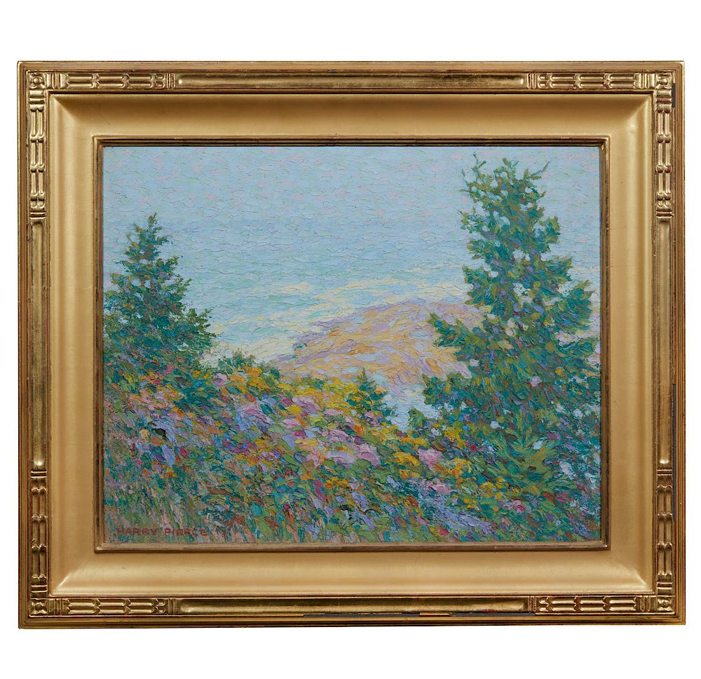 Appraisal: Harry Pierce th century Painting Monhegan Maine Framed Harry Pierce