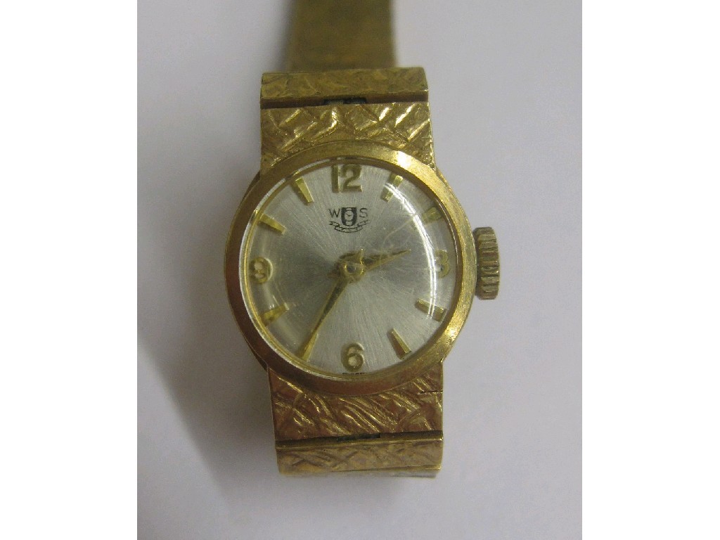 Appraisal: Ladies ct gold bracelet watch