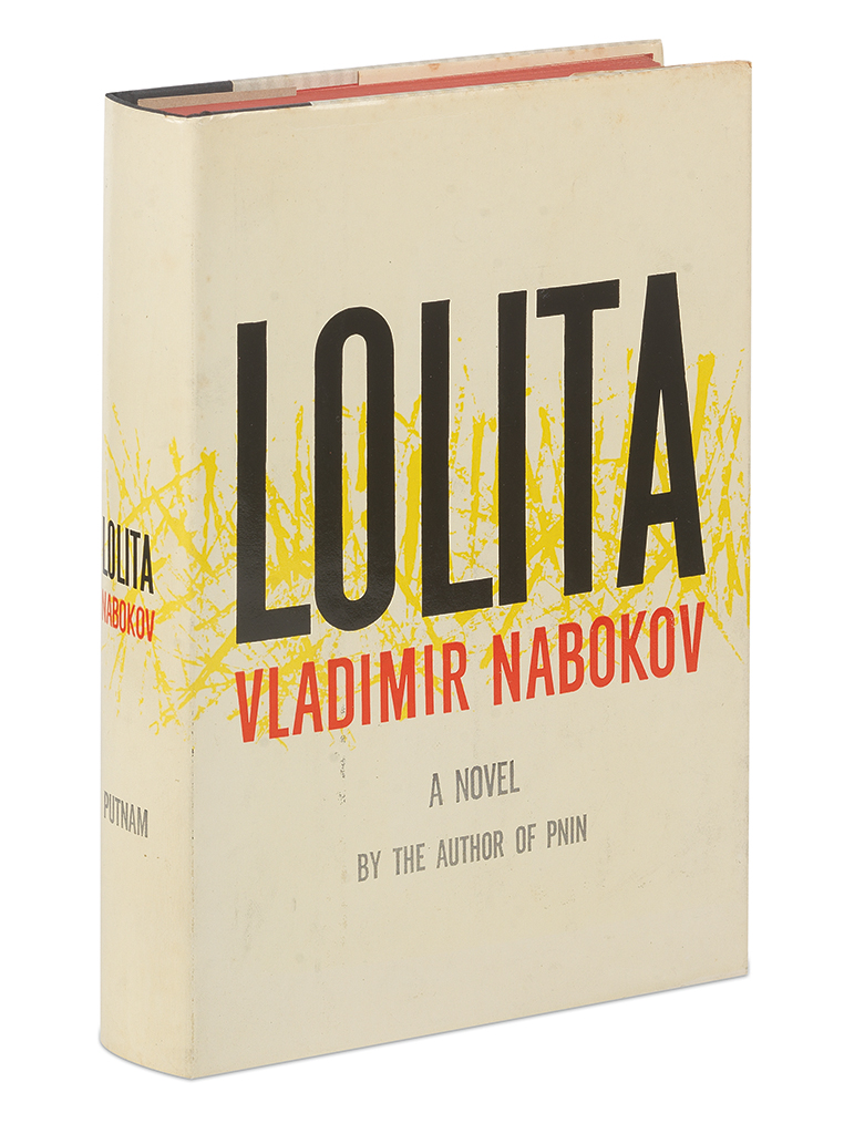 Appraisal: NABOKOV VLADIMIR Lolita vo publisher's cloth over patterned boards price-clipped