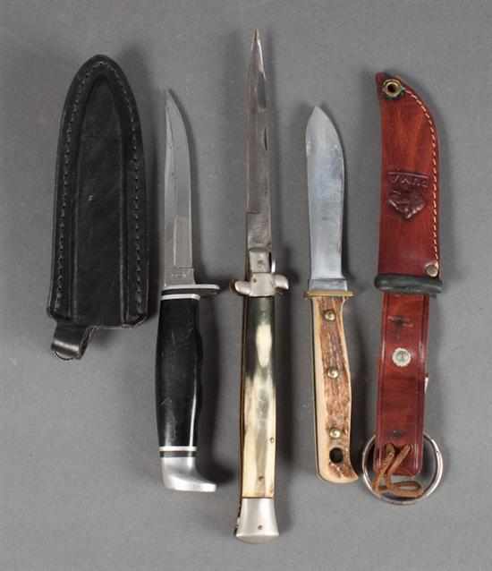 Appraisal: Two hunting knives by Case and Puma and a large