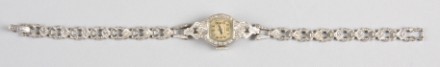 Appraisal: K jewel movement single cut diamonds ctw color G clarity