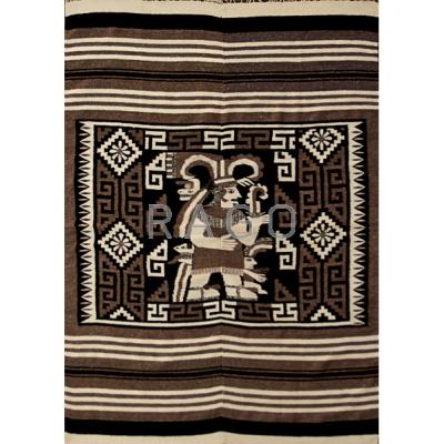 Appraisal: MEXICAN Wool blanket or rug th c x Condition Report