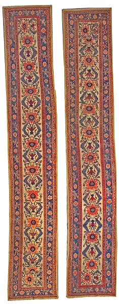 Appraisal: A Pair of Senneh runners Northwest Persia late th century