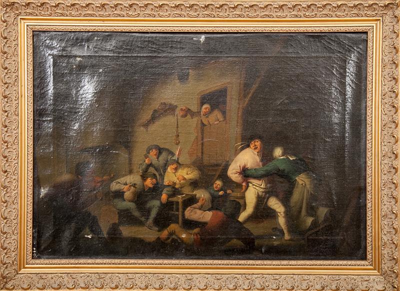 Appraisal: After Adrian Von Ostade - Haarlem Oil on canvas unsigned