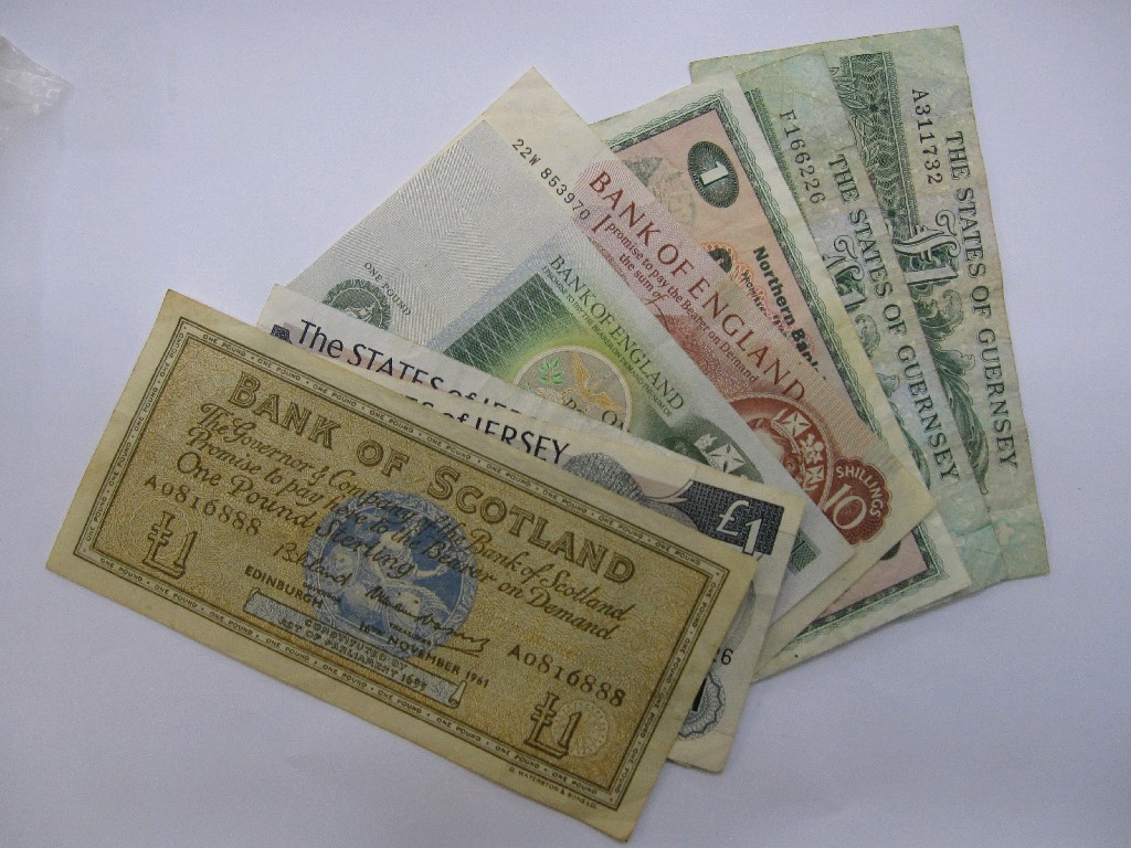 Appraisal: Quantity of banknotes - Bank of England and - notes