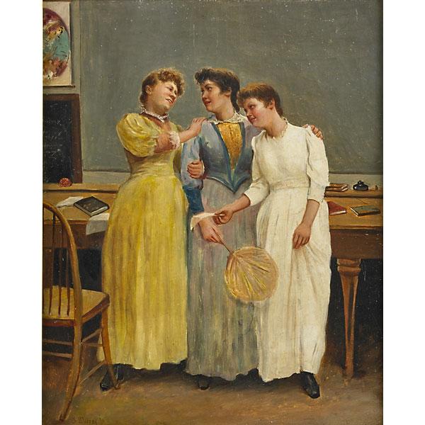 Appraisal: PORTRAIT OF THREE VICTORIAN WOMEN Condition Report