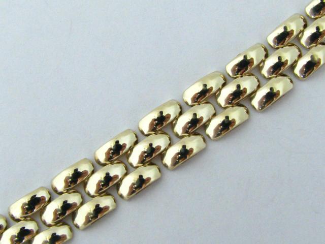 Appraisal: k yellow gold panther link bracelet MSRP sku