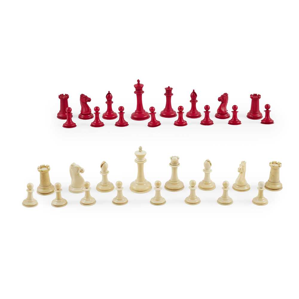 Appraisal: Y IVORY 'STAUNTON' CHESS SET JAQUES LONDON LATE TH CENTURY