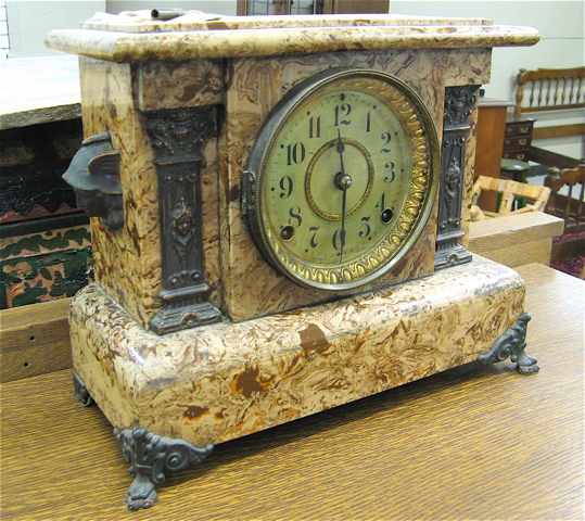 Appraisal: ADAMANTINE MANTEL CLOCK Seth Thomas Clock Co Thomaston Conn c