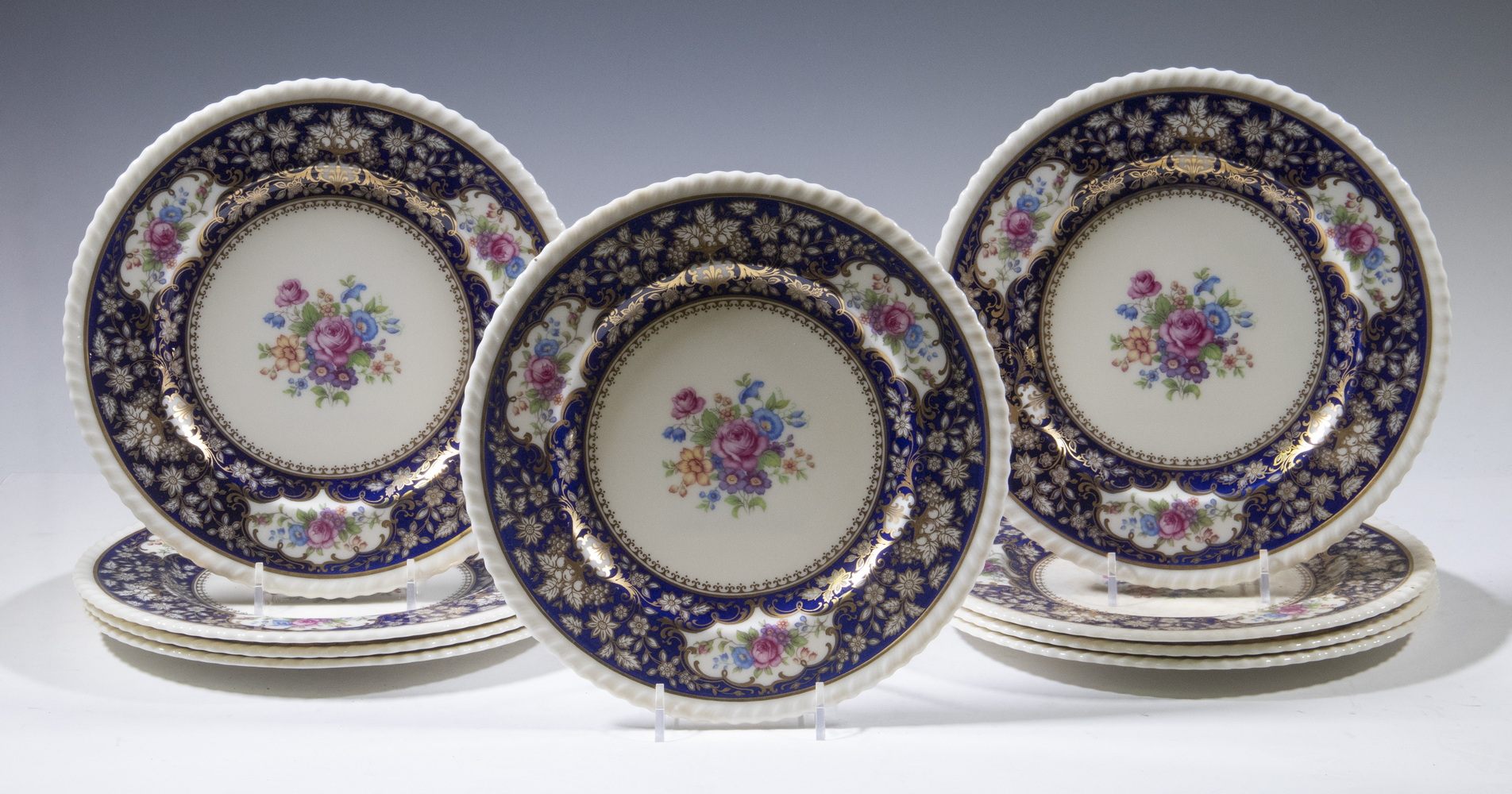 Appraisal: LENOX FOR TIFFANY CO CHINA PLATES Set of Luncheon Plates