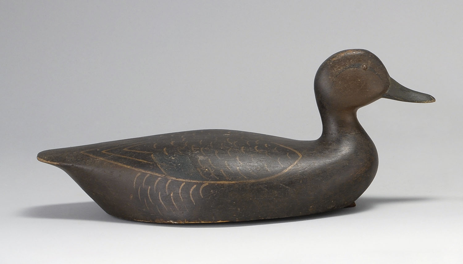 Appraisal: BLACK DUCK DECOY By Frank Pease of Martha's Vineyard Massachusetts