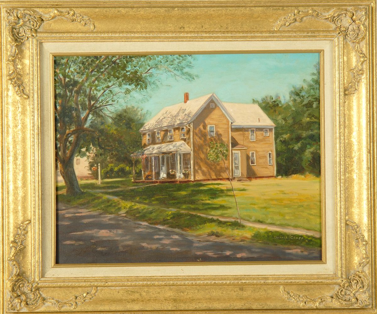 Appraisal: DORRIS CLAPPAmerican -Cape Cod Home Signed lower right Dorris Clapp