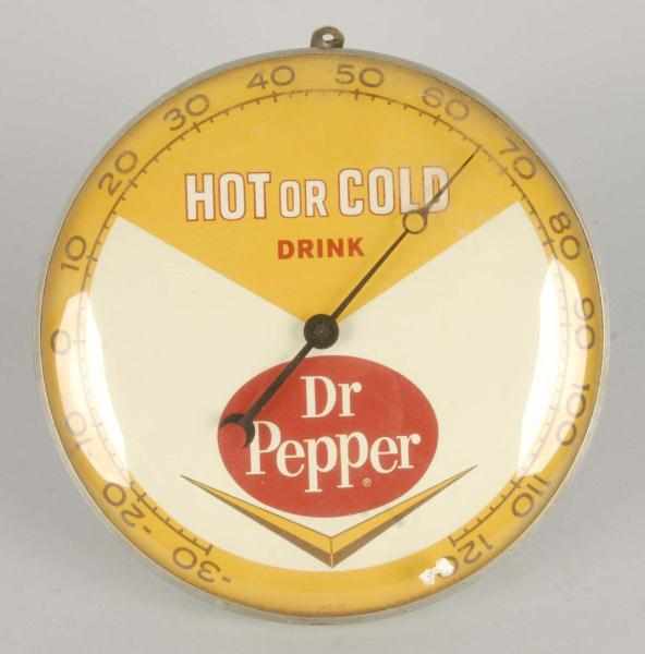 Appraisal: Dr Pepper PAM Dial Thermometer Description Medium interior soiling and