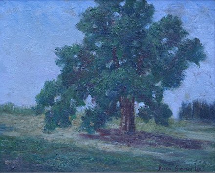 Appraisal: LEE Bertha Stringer American - Landscape with Tree OIL B