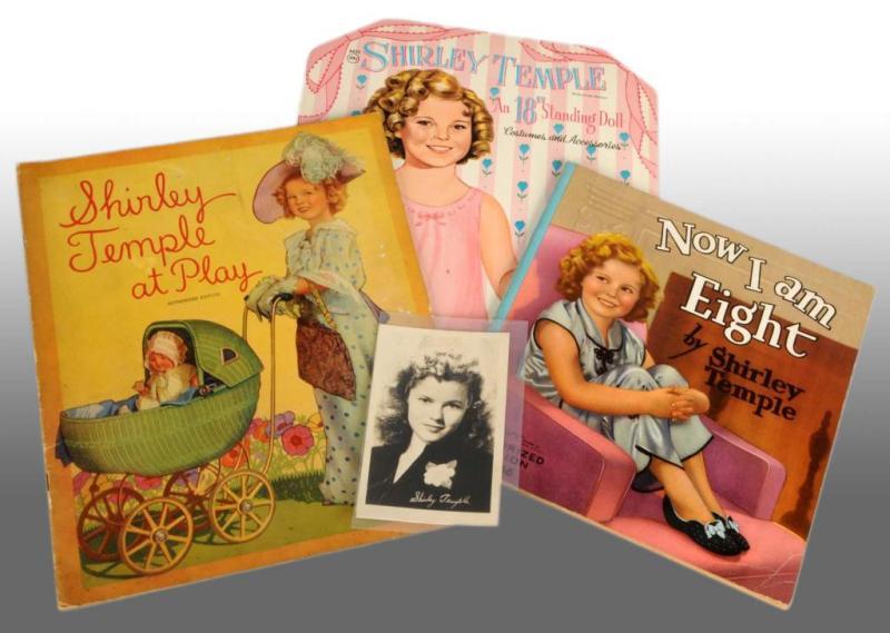 Appraisal: Lot of Shirley Temple Items Description Lot contains three Saalfield