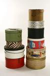 Appraisal: HAT BOXES - Lot of ten th c vintage department