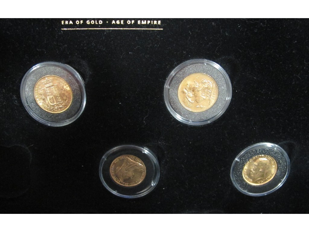 Appraisal: Four sovereigns to include two young Queen Victoria heads dated