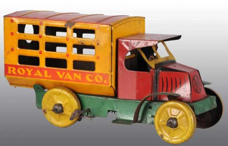 Appraisal: Tin Marx Royal Van Wind-Up Toy Description American Working Original