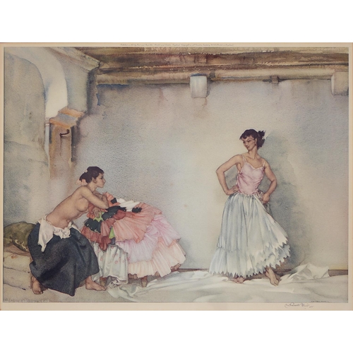 Appraisal: Sir William Russell Flint RA - - Casilda's White Petticoat