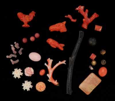 Appraisal: An Interesting Collection of Coral Specimens Including examples of natural