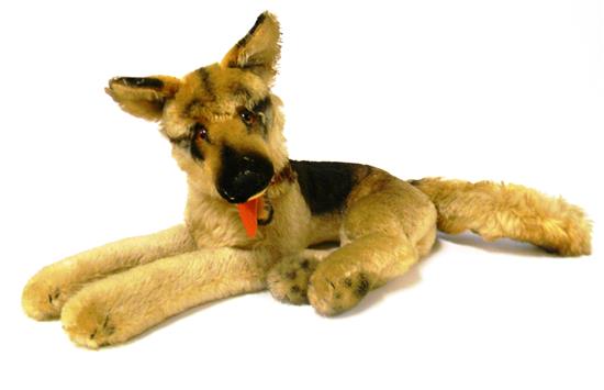 Appraisal: Mid- th C Steiff Arco stuffed animal c German Shepherd