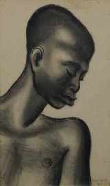 Appraisal: Donald Friend - Otiknn charcoal signed and dated 'Donald '