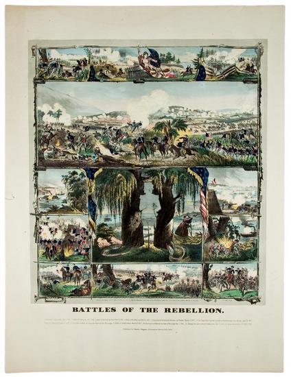 Appraisal: Charles MAGNUS publisher Battles of the Rebellion New York Charles