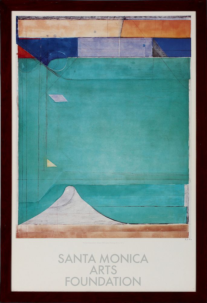 Appraisal: AFTER RICHARD DIEBENKORN - POSTER Green AFTER Diebenkorn unsigned Provenance